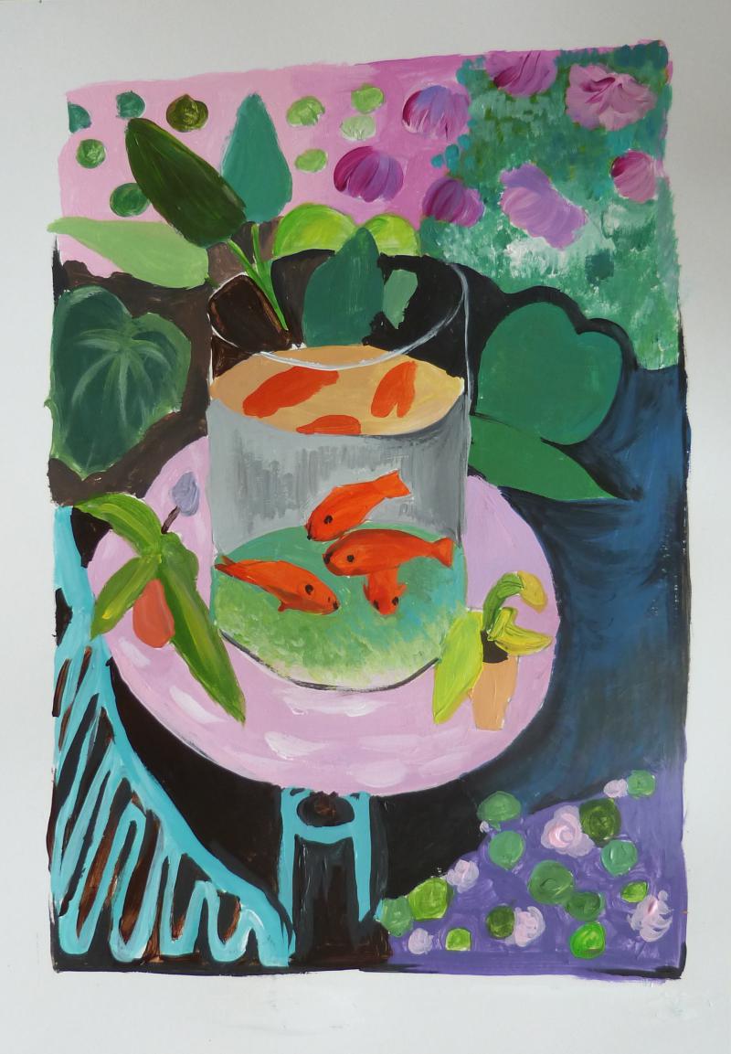 Etude de Matisse avec les enfants