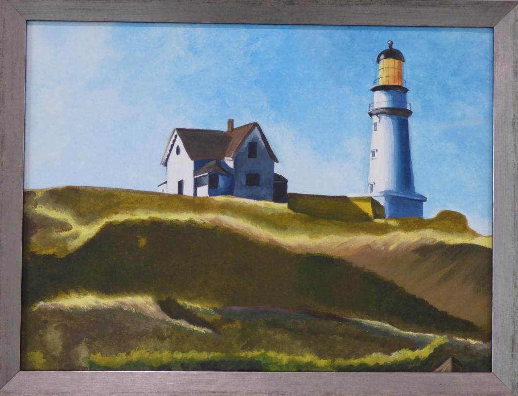 Copie d'une oeuvre d'Edward Hopper