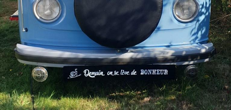 Immatriculation personalisée!