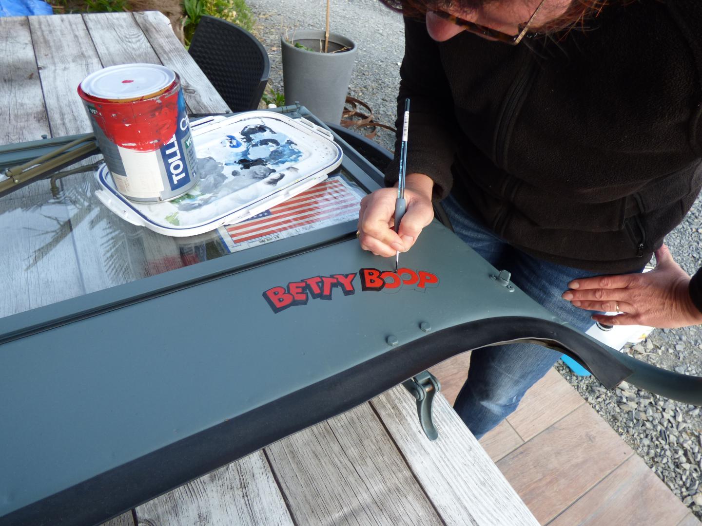 Décoration sur Jeep Willis