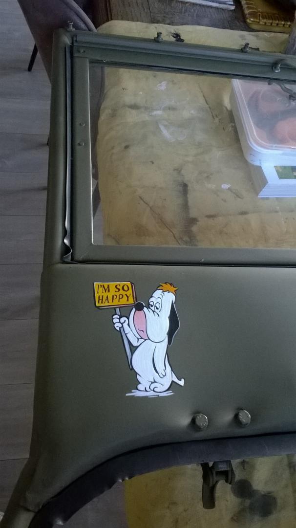 Décoration sur Jeep Willis