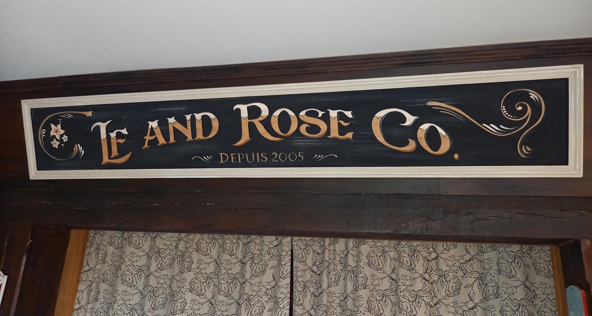 Enseigne à l'ancienne