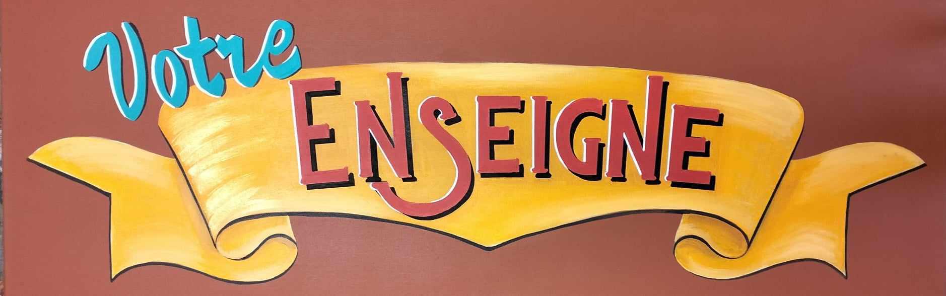 Peinture d' enseignes à l'ancienne